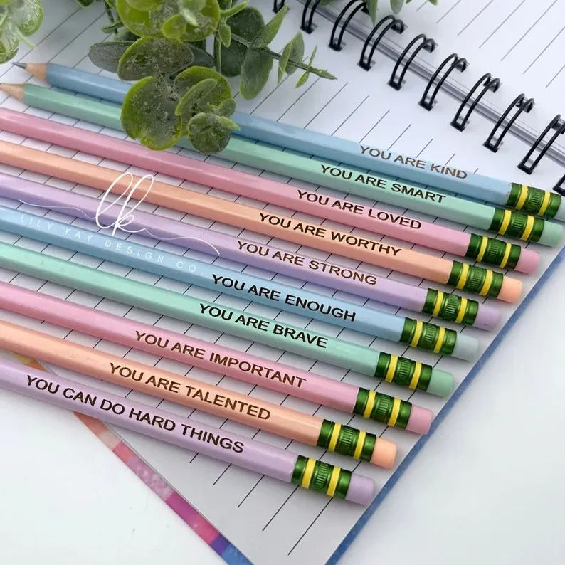 Positive Affirmation Pencils Set