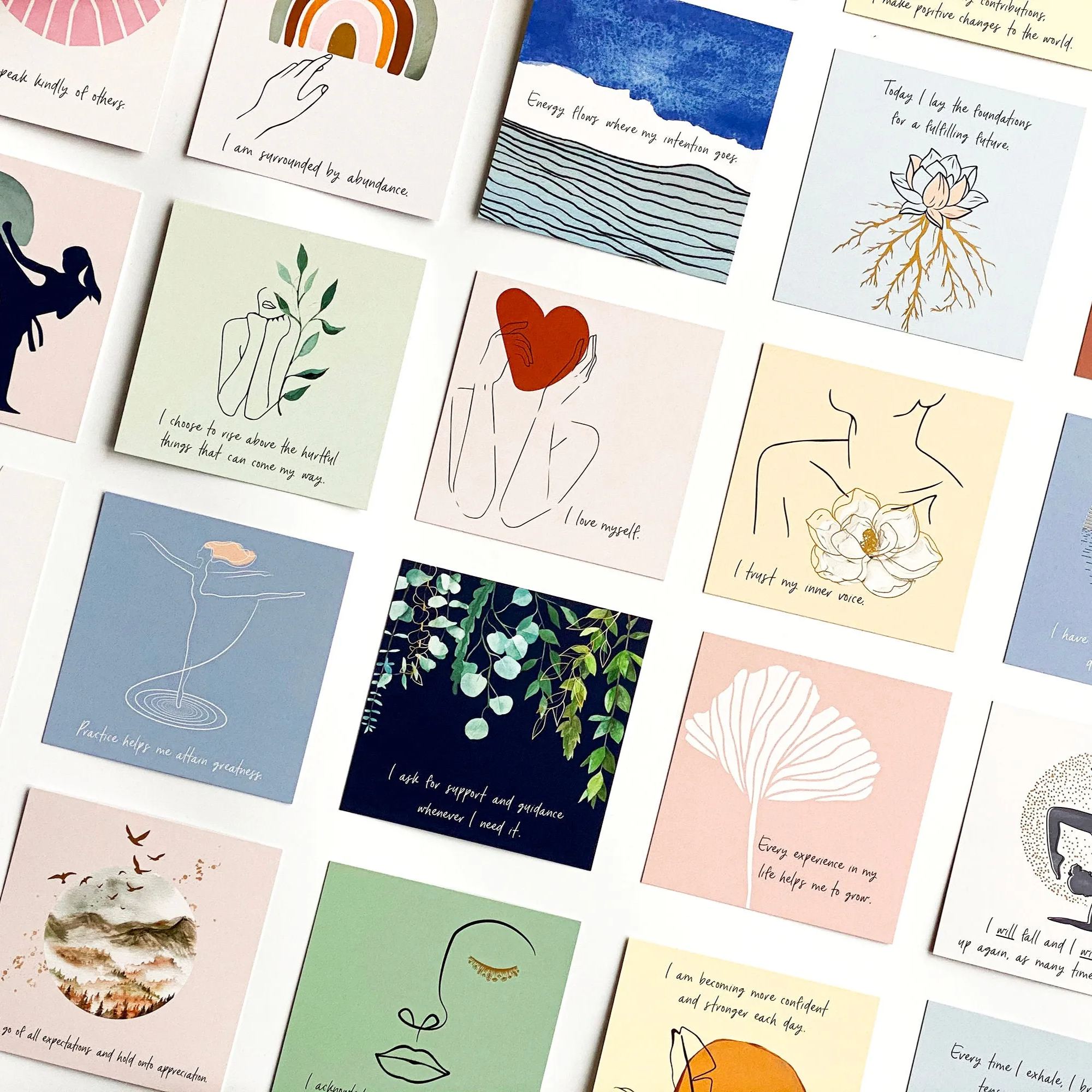💝52 Positive Affirmations Cards for Women