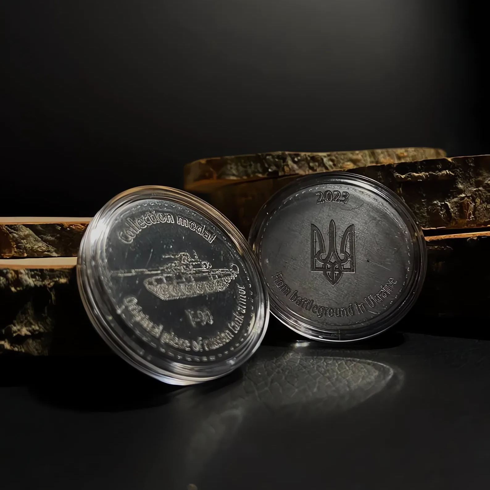 Commemorative Coin - Journey through the Destroyed Russian T90 Tank💥
