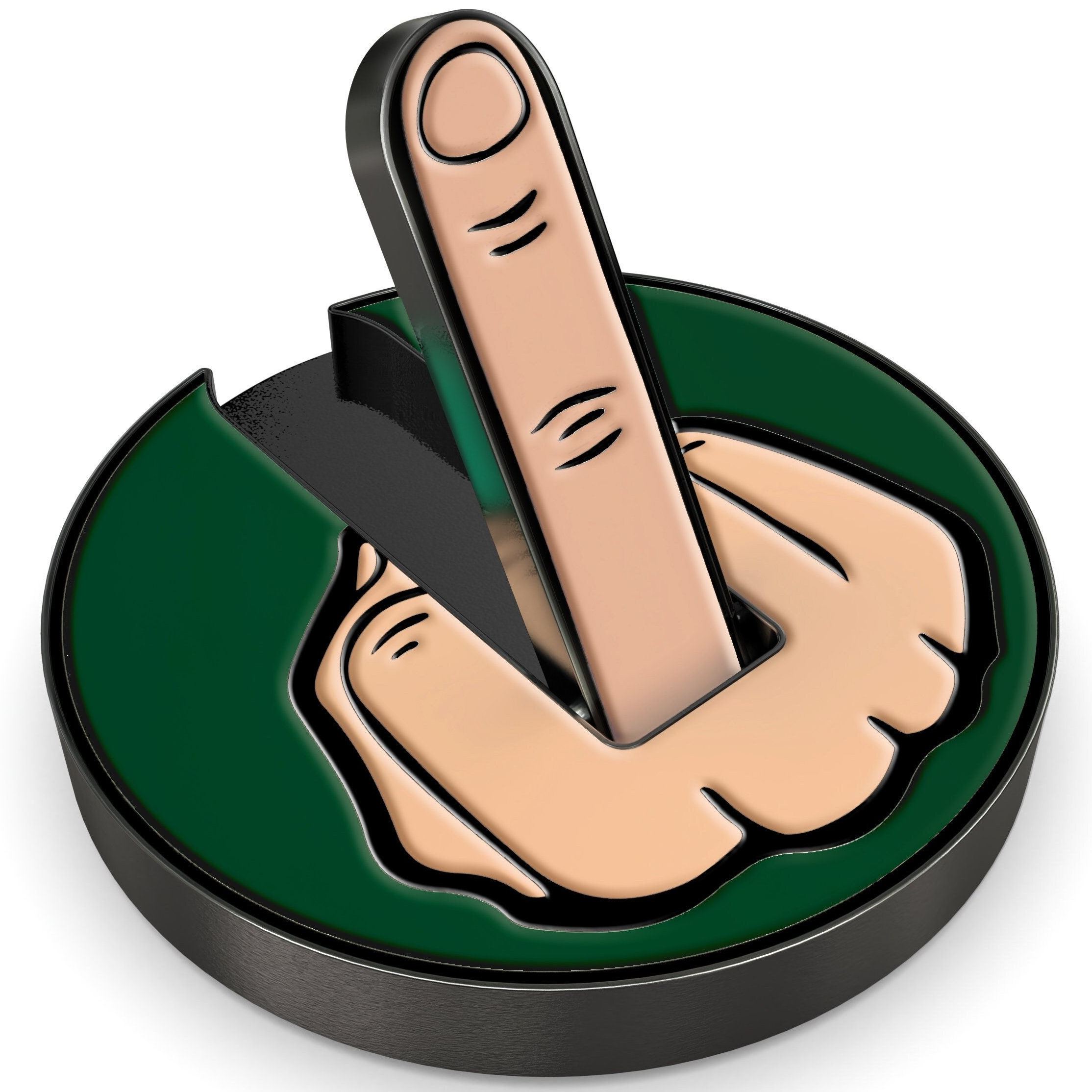 Funny Working Middle Finger Golf Ball Marker Gift