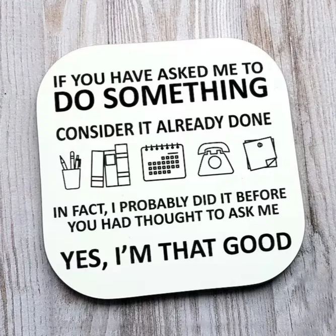  Funny Glossy Coaster Gift