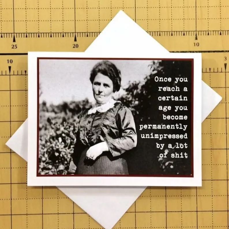  Funny Vintage Photo Card for Nurse - Can't Fix Stupid