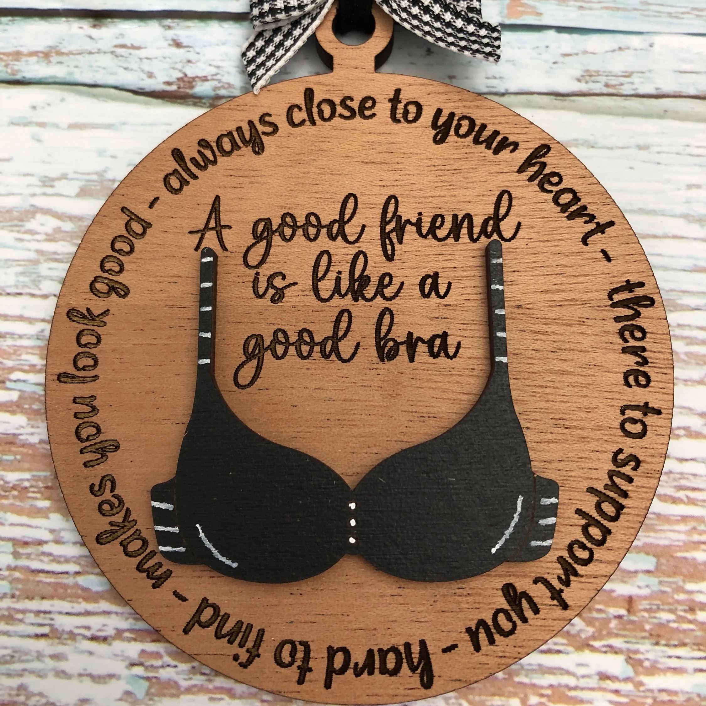 🤶Funny Christmas Ornament-😂Friend Like A Bra
