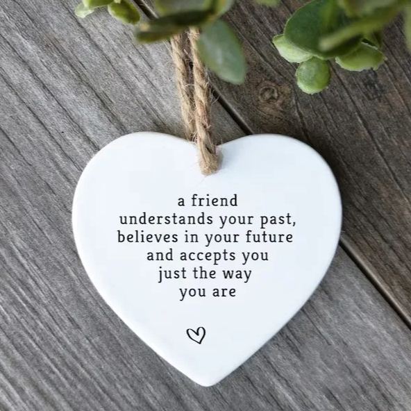 💕Who We Have Friendship Ornament