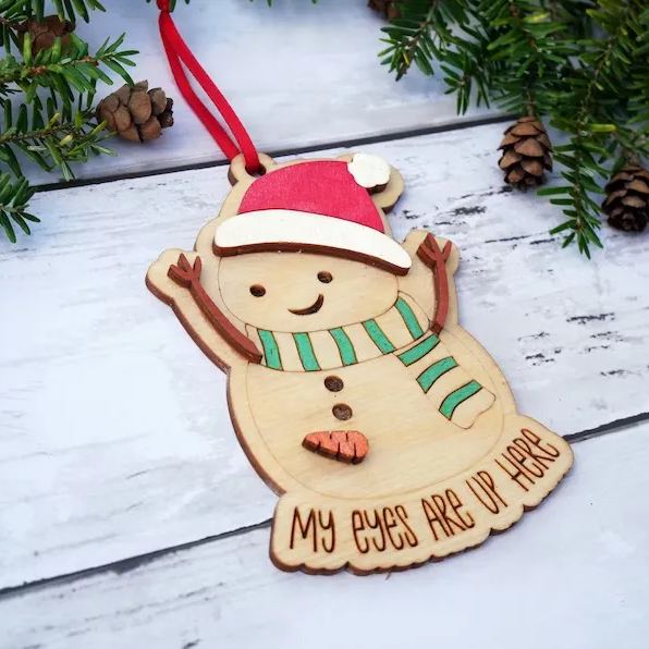 Well Hung Naughty Christmas Ornament
