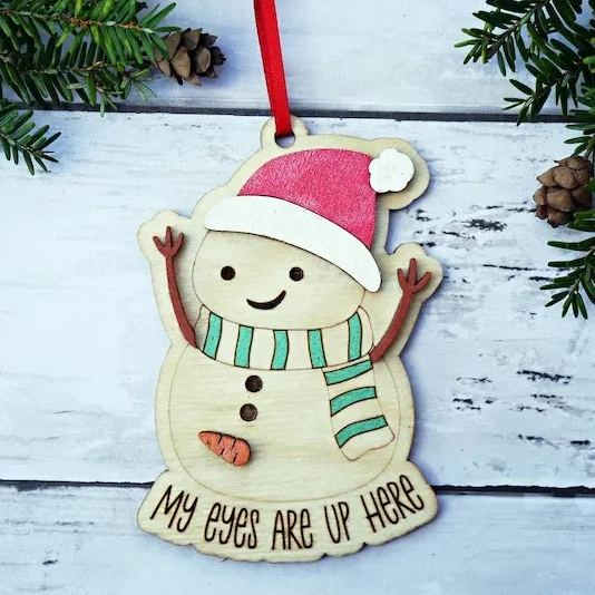 Well Hung Naughty Christmas Ornament