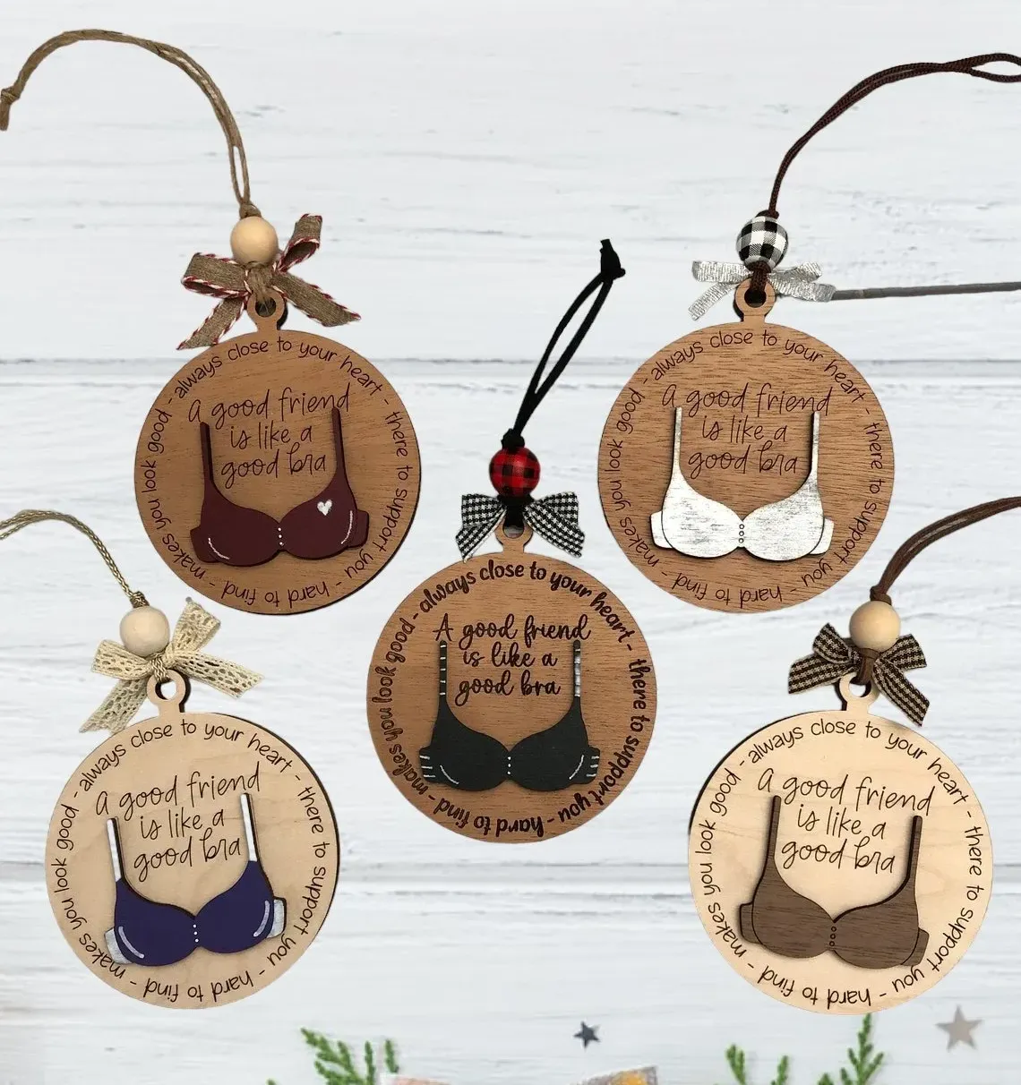 Funny Friendship Wood Gifts