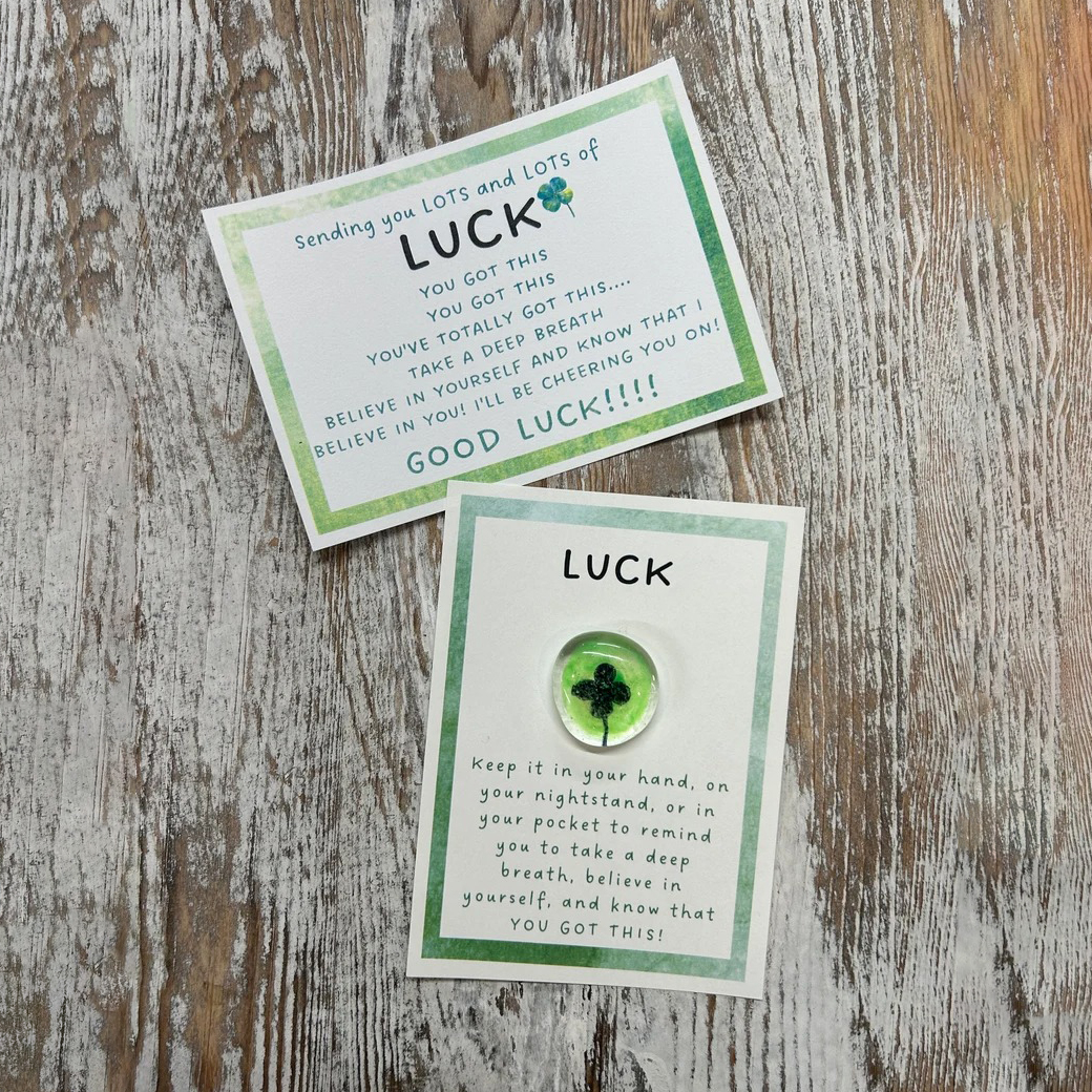 Pocket Token Glass Gem - Thinking of You Gift