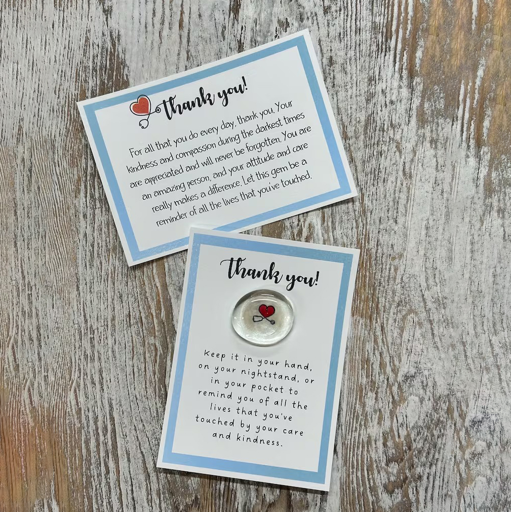 Pocket Token Glass Gem - Thinking of You Gift