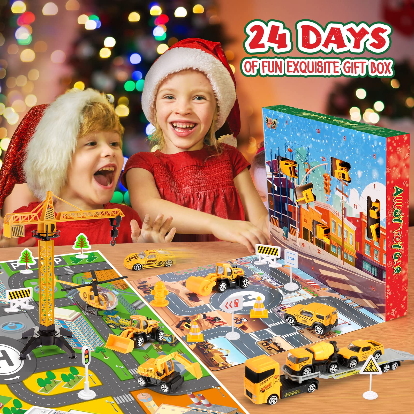 Christmas Engineering Vehicle Advent Calendar