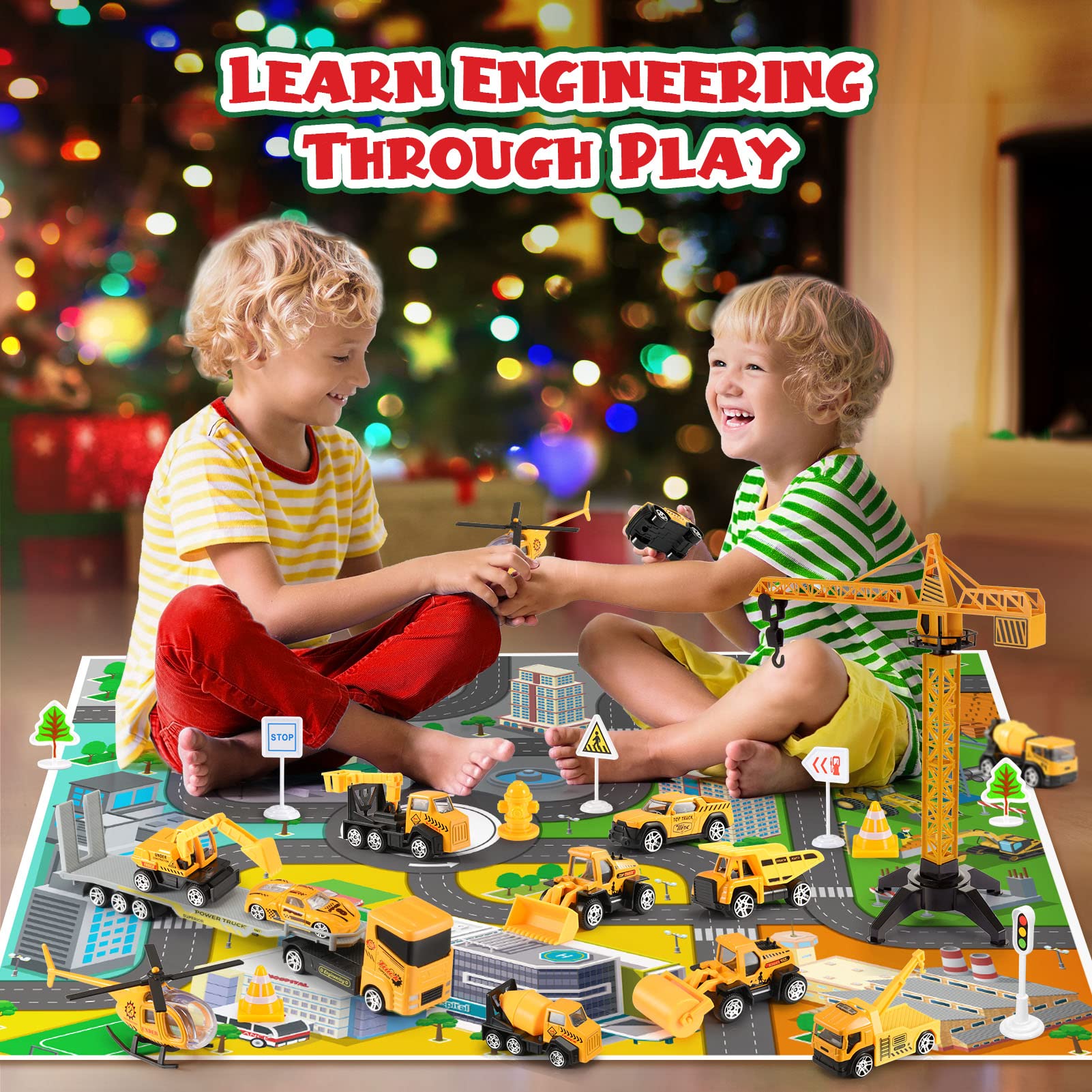 Christmas Engineering Vehicle Advent Calendar