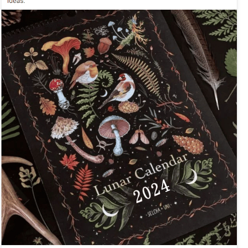 🎁HOT SALE-40% OFF🔥2024 DARK FOREST LUNAR CALENDAR