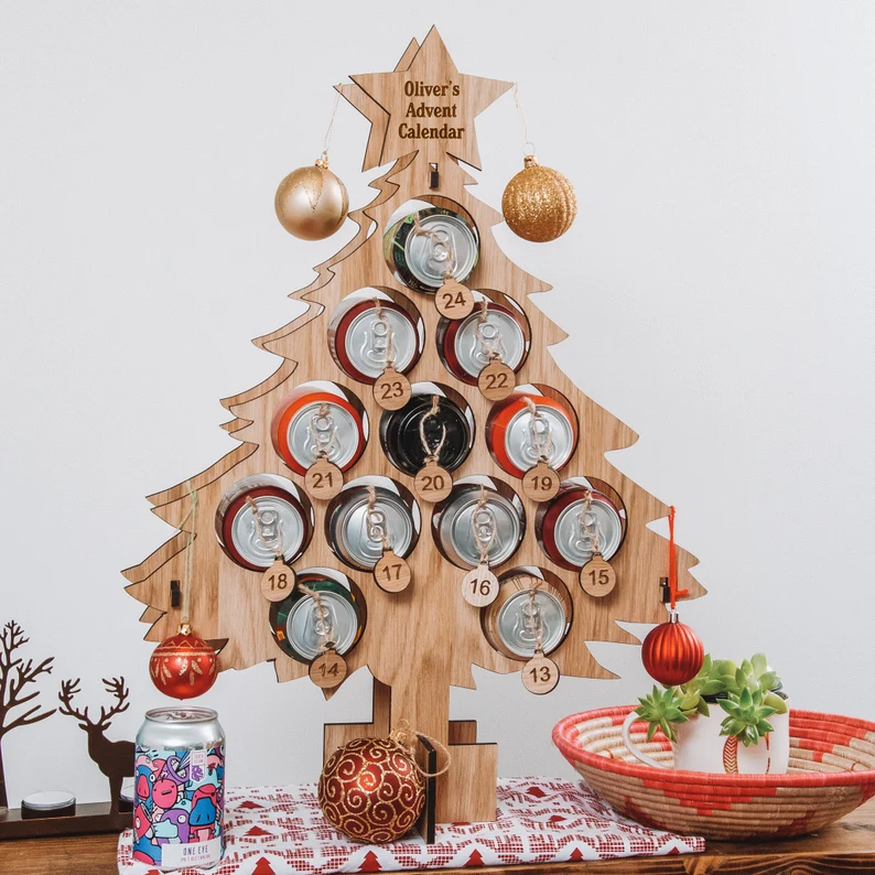 🤶Christmas Per-Sale🎁Christmas Countdown-Wooden Adult Advent Calendar