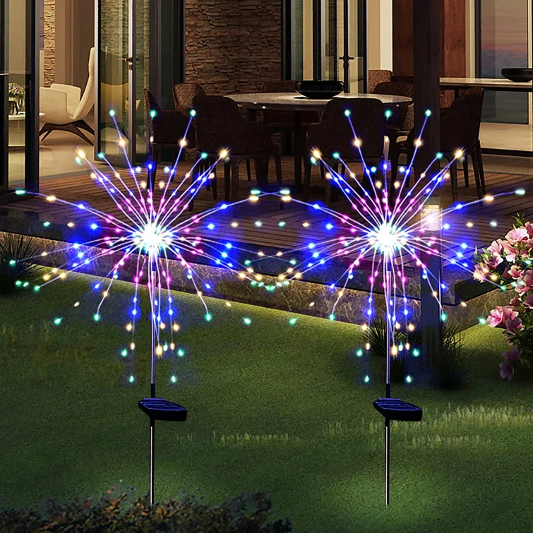 🎊HOT SALE🎊 Waterproof Solar Garden Fireworks Lamp