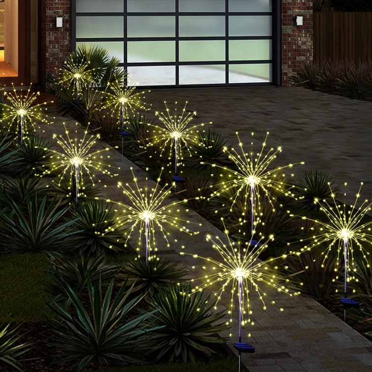 🎊HOT SALE🎊 Waterproof Solar Garden Fireworks Lamp