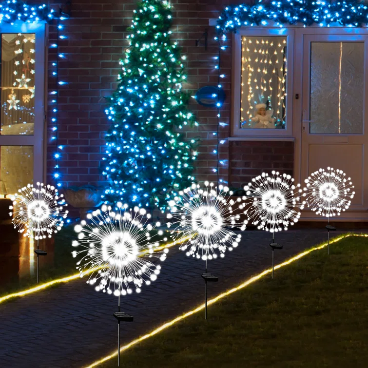 🎊HOT SALE🎊 Waterproof Solar Garden Fireworks Lamp