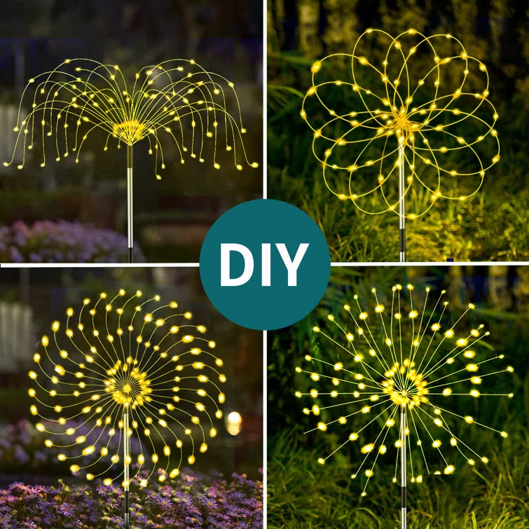 🎊HOT SALE🎊 Waterproof Solar Garden Fireworks Lamp