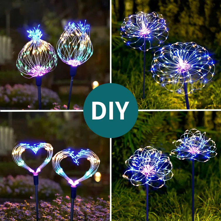 🎊HOT SALE🎊 Waterproof Solar Garden Fireworks Lamp