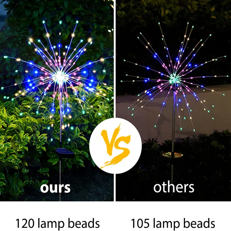 🎊HOT SALE🎊 Waterproof Solar Garden Fireworks Lamp