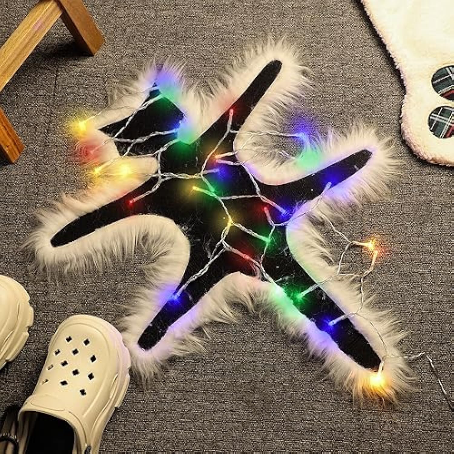 Light Up Fried Cat Rug