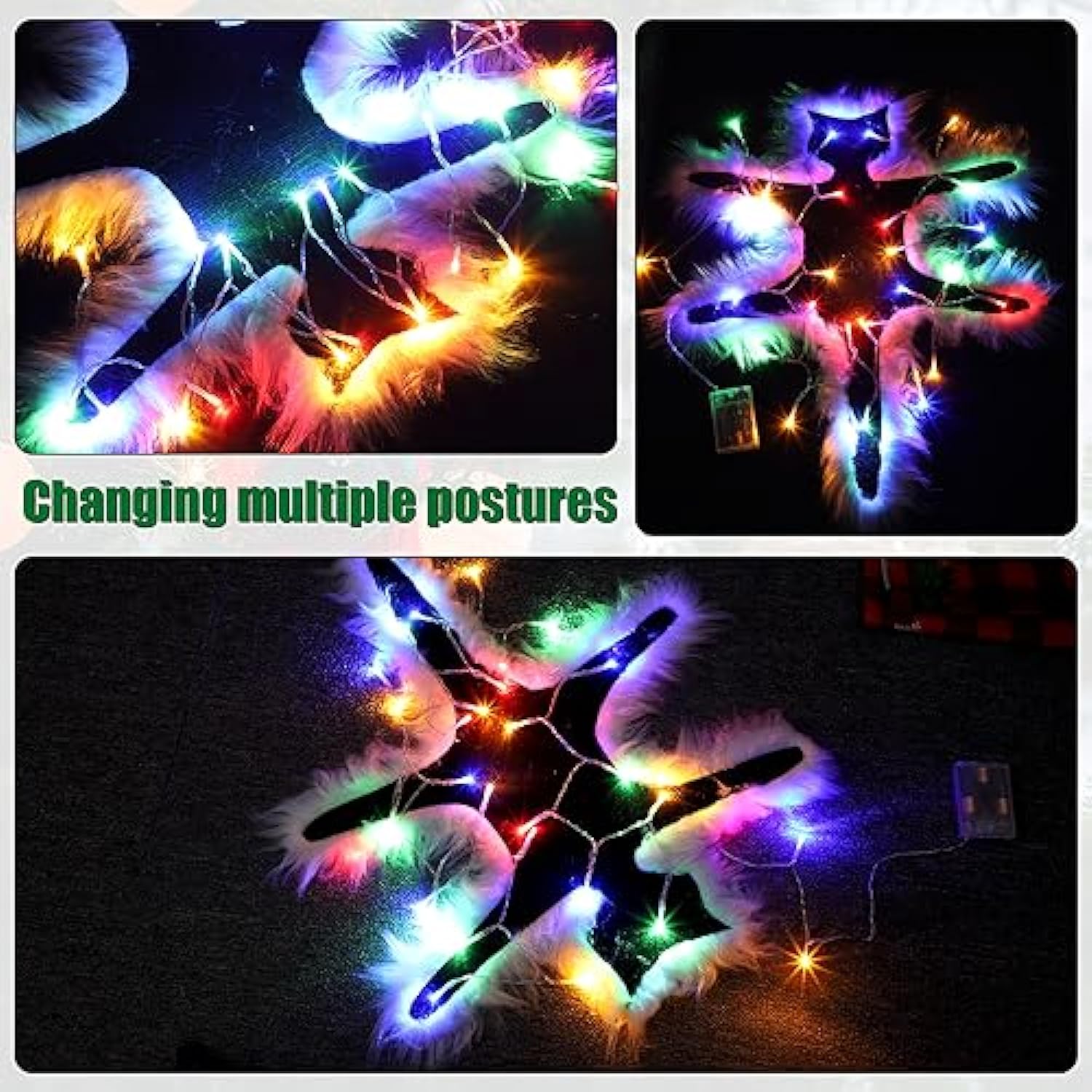 Light Up Fried Cat Rug