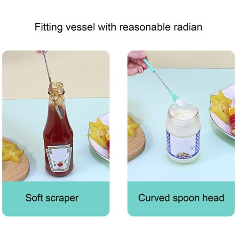 🎁Hot Sale-Mini Silicone Telescopic Spatula👍