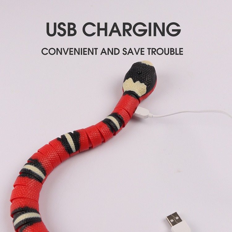  😻Smart Sensing Snake Electron Interactive Cat Toys