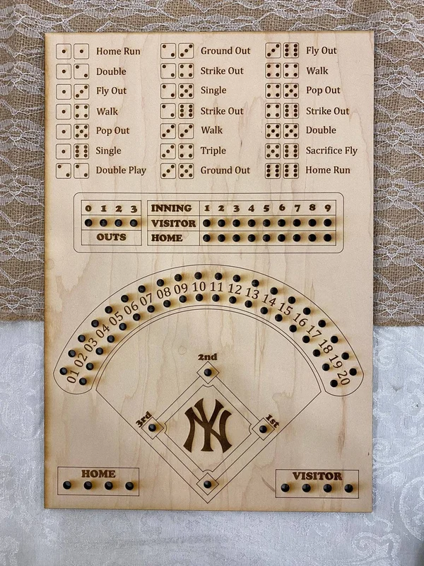 🔥New Year's Promotion-🎲Baseball Dice Board Game