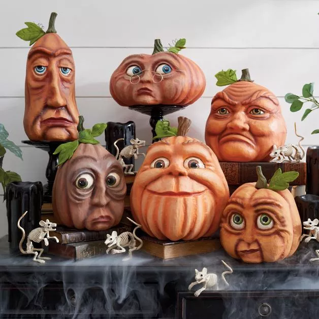🔥Expressive Pumpkin Garden Decoration Indoor Decorations🎁