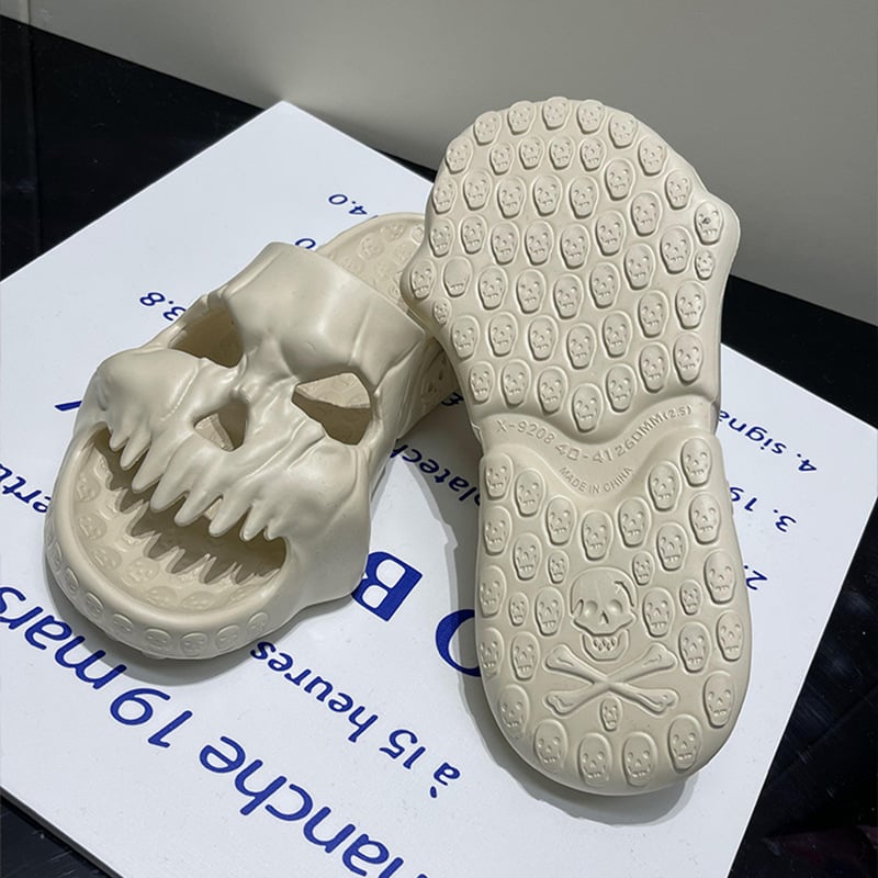 2023 Summer Skull Design Single Band Slides