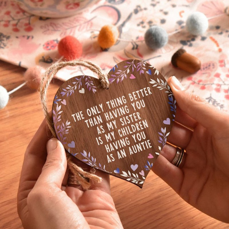 🌷Thinking of you cheer up-💖A wooden plaque gifts