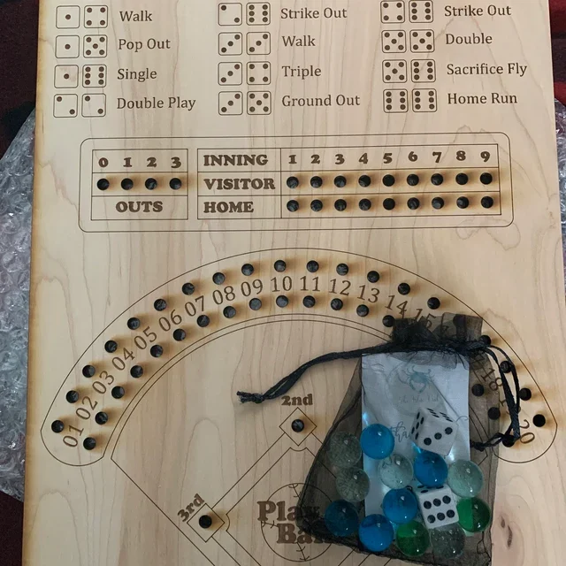 🔥New Year's Promotion-🎲Baseball Dice Board Game