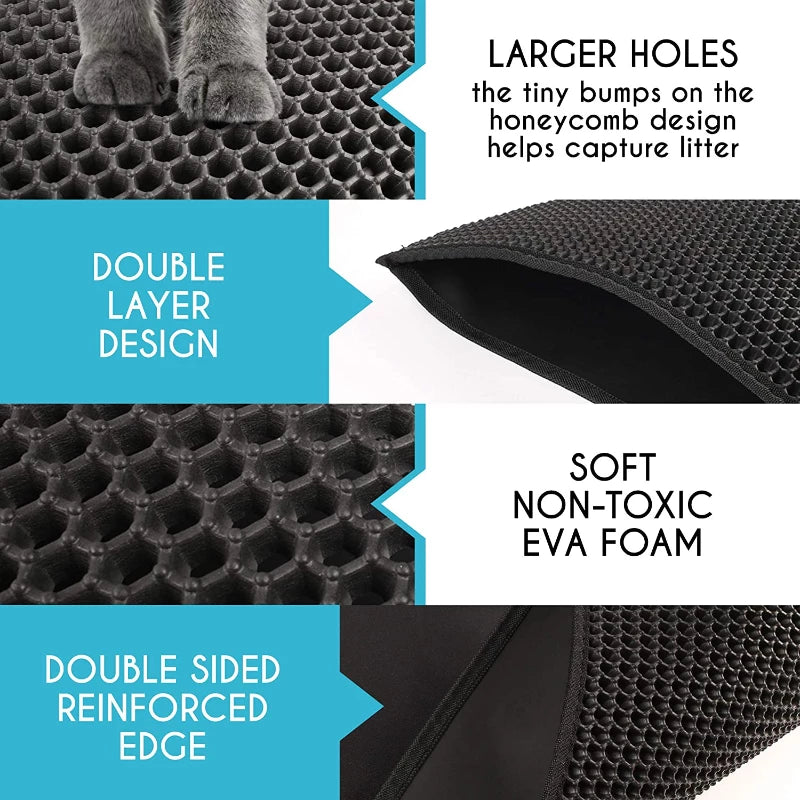 🔥BIG SALE - 50% OFF🔥 Non-Slip Cat Litter Mat🐱