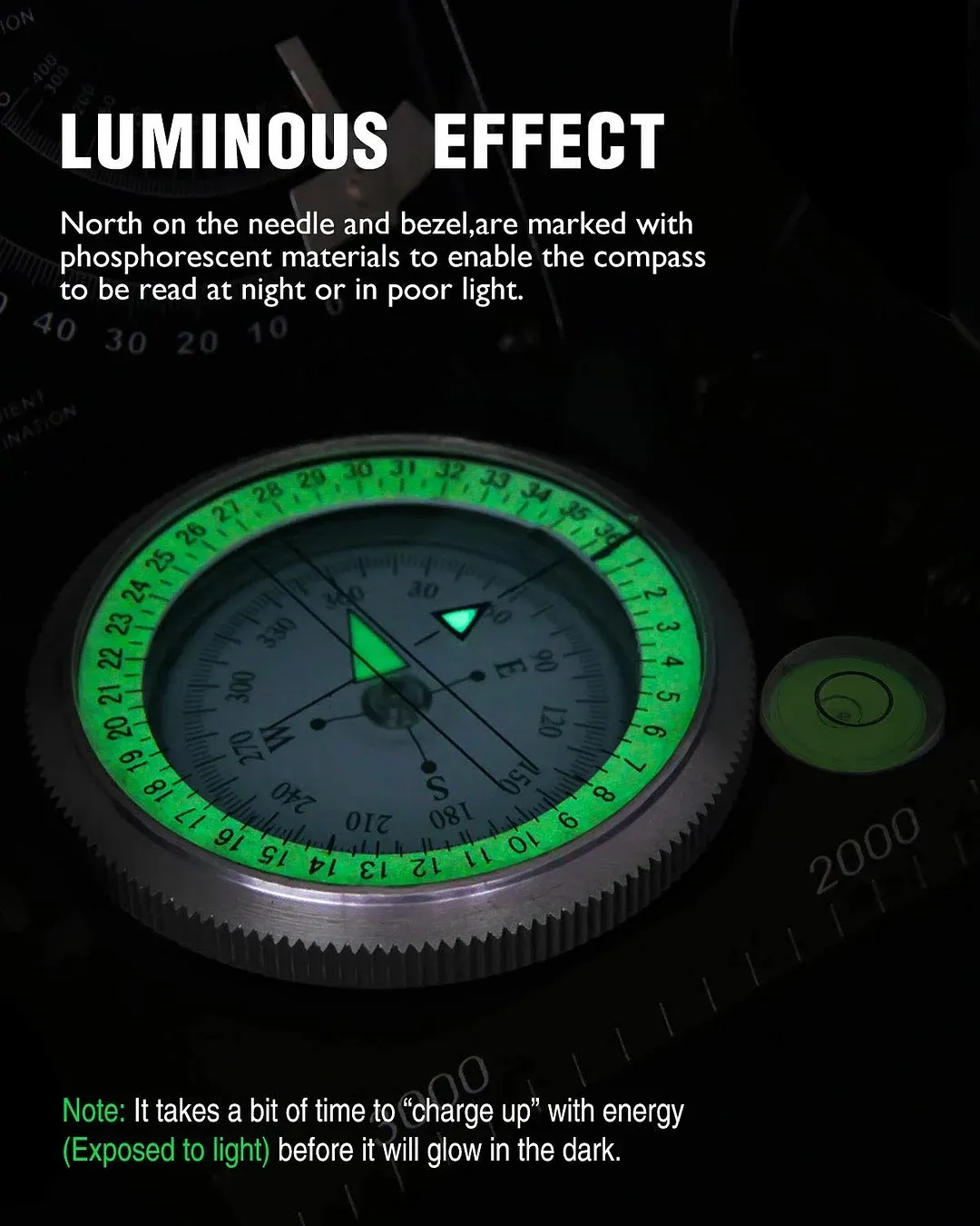 Multifunctional Aiming Navigation Compass with Inclinometer