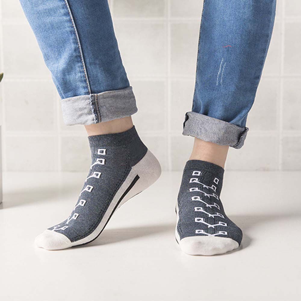 🤣2023 New Creative Funny Shoe Print Short Sox 🧦