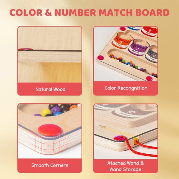 🤓Magnetic Color and Number Maze🔥