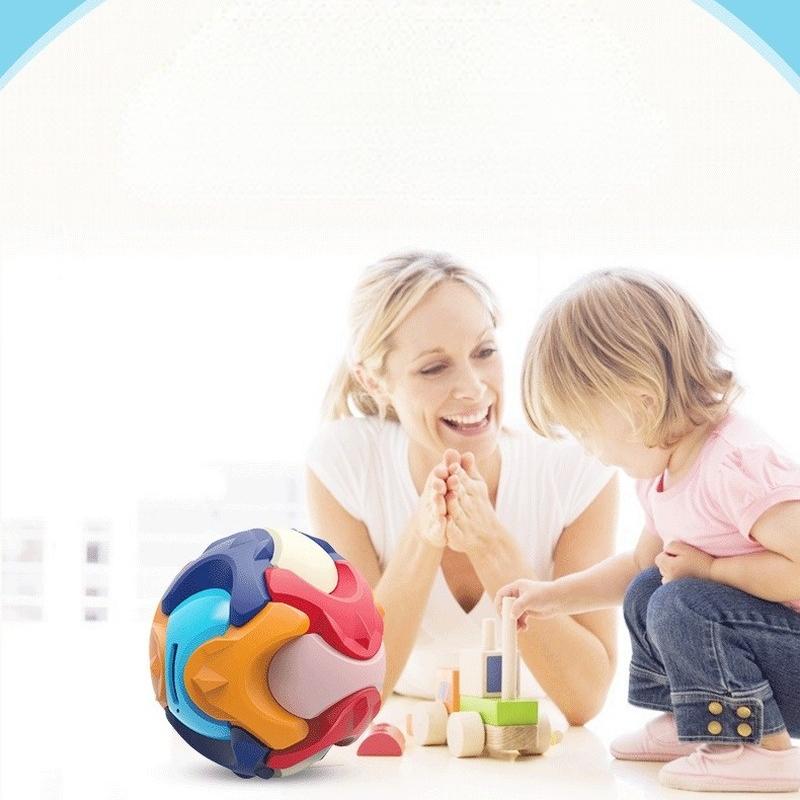 DIY kids assemble ball piggy bank