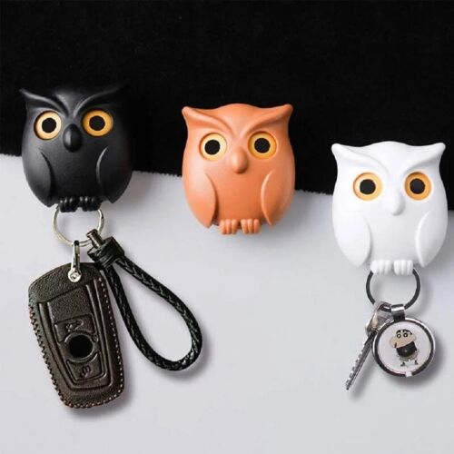 Cute Night Owl Magnetic Wall Key Holder