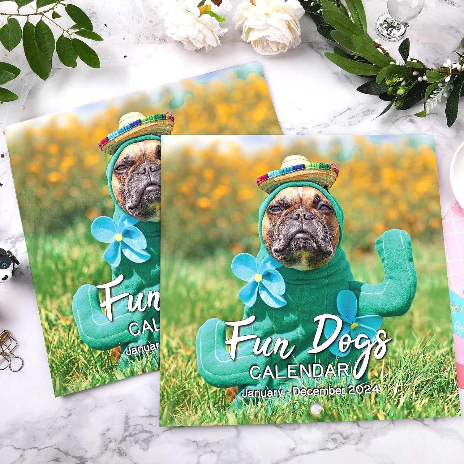 2024 Fun Dogs Wall Calendar