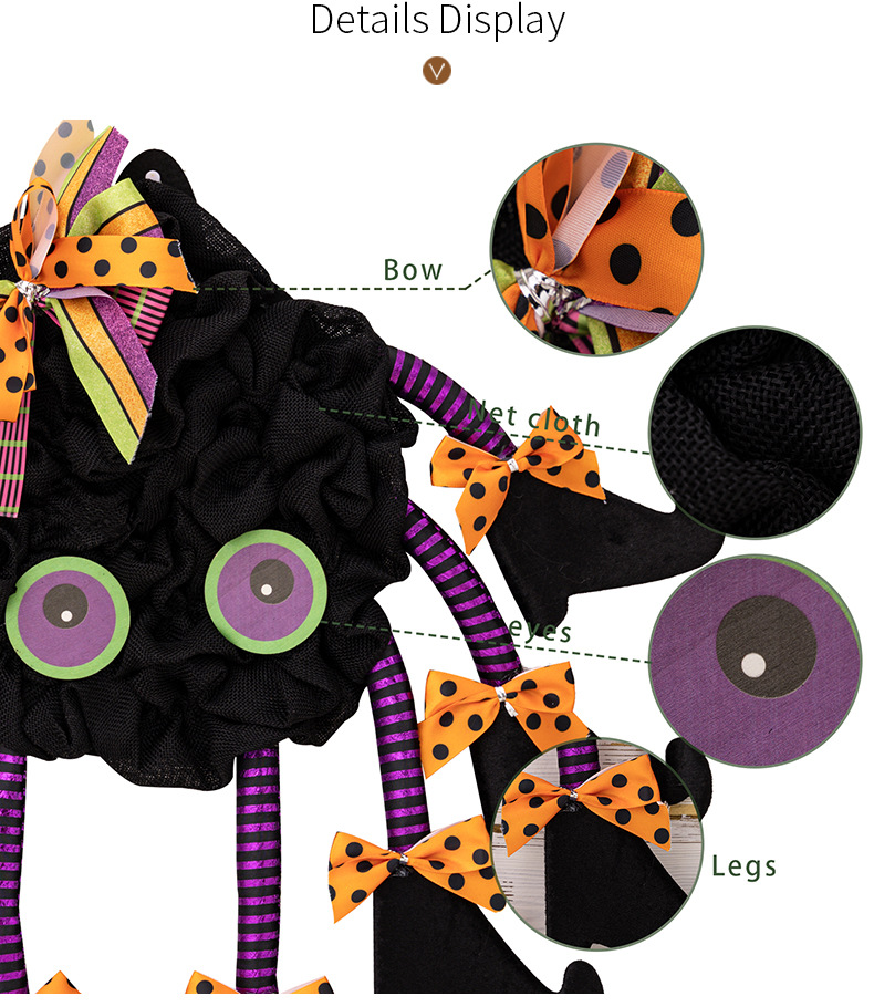 Halloween Multi-legged Spider Door Hanging