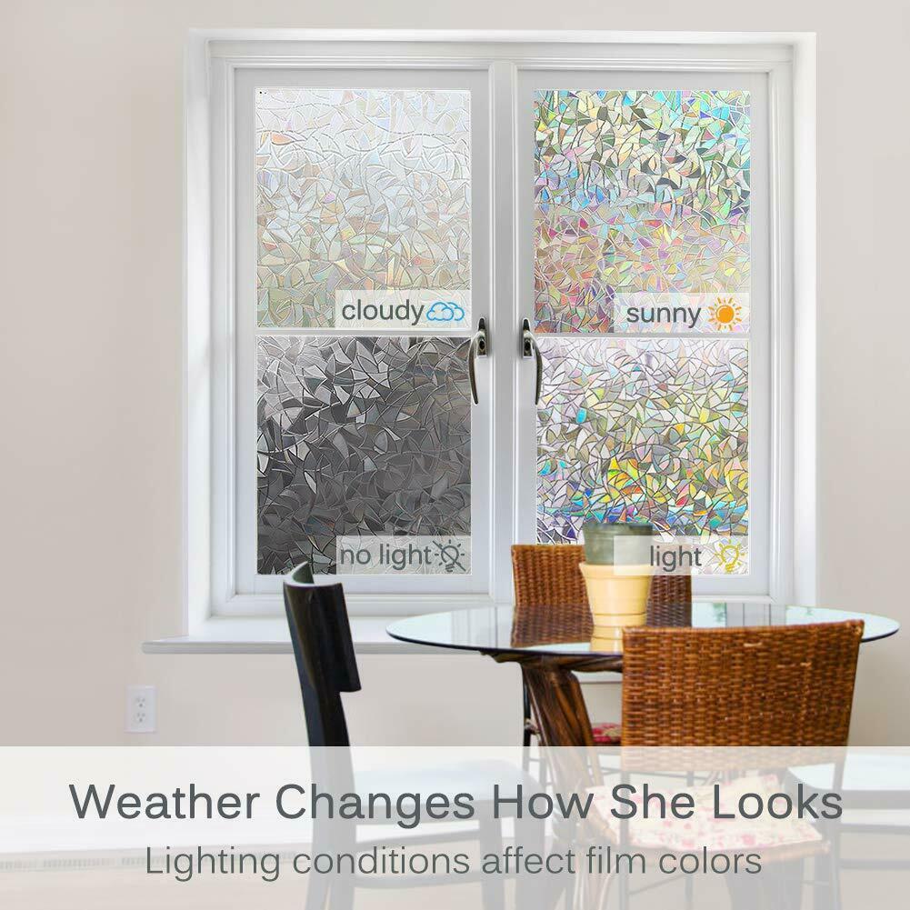 🌈Rainbow Film Anti-light Window Glass Sticker