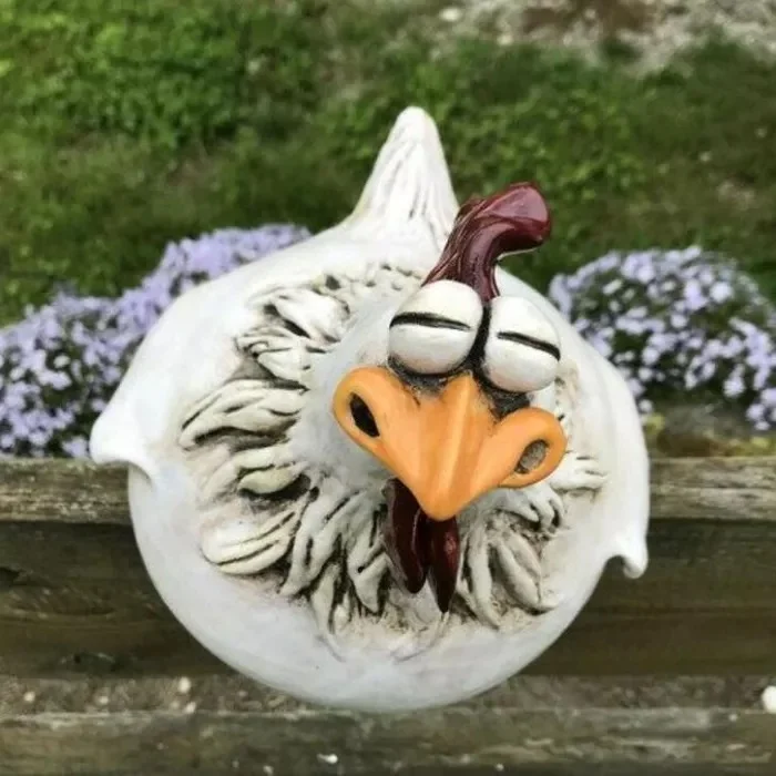 🔥Christmas Hot Sale 40% Off-Funny Chicken Garden Fence Decoration