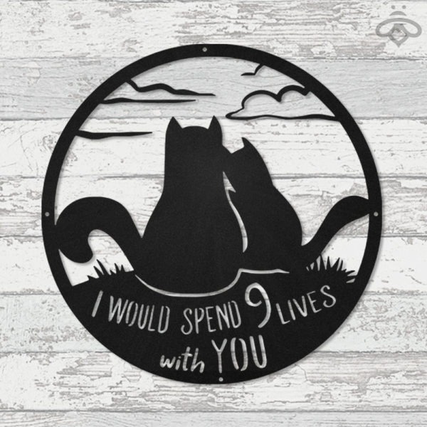 🔥Hot Sale 50% OFF 😻 9 Lives Together Wall Art