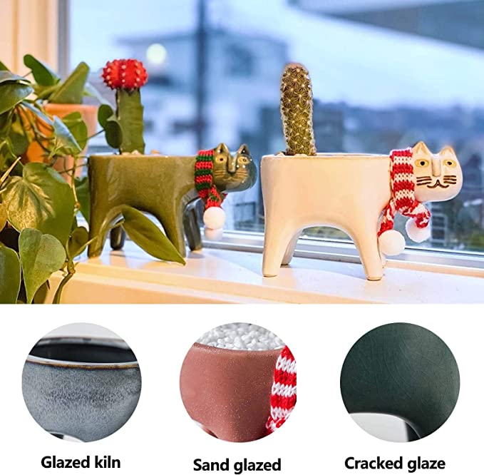 🐱Cute Ceramic Animal Succulent Plant Pots🐱