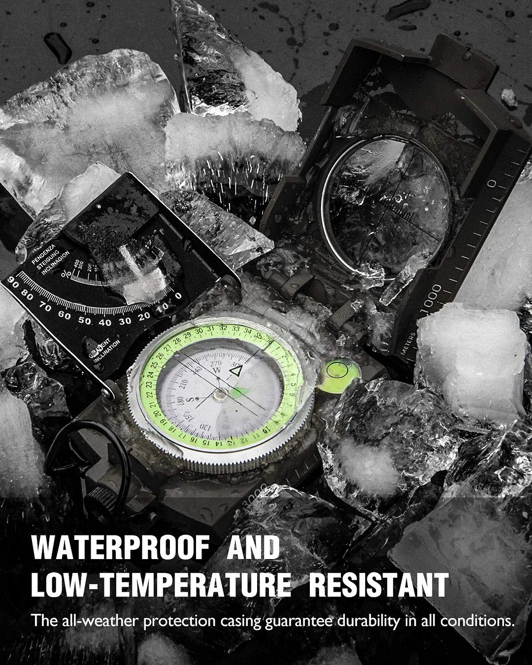 Multifunctional Aiming Navigation Compass with Inclinometer