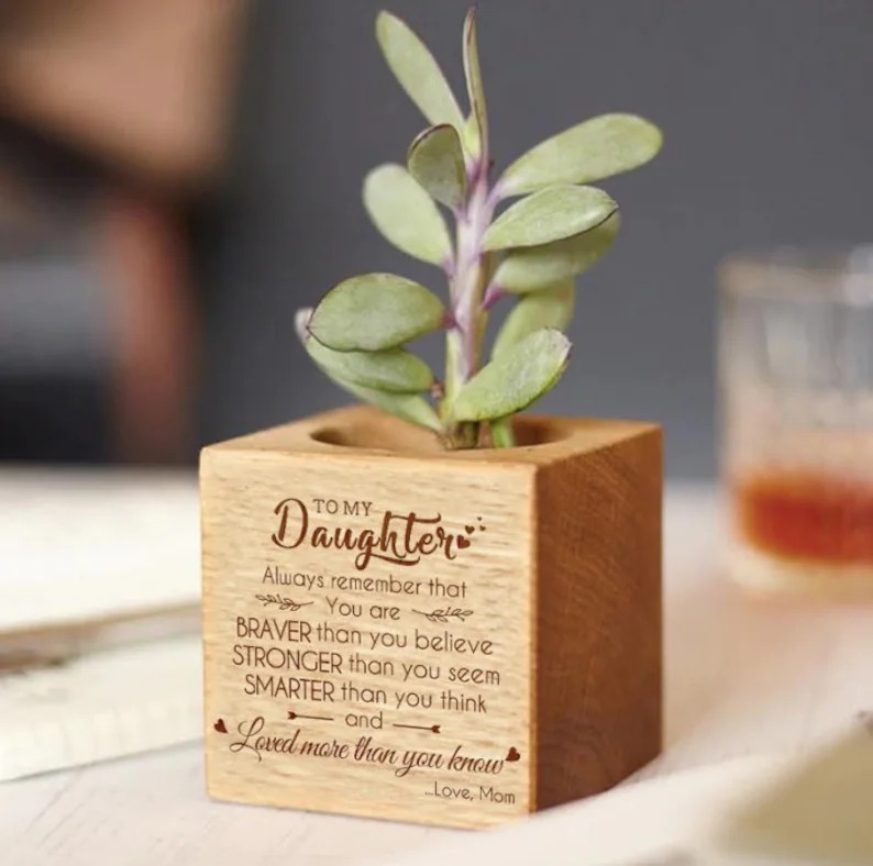 To Daughter Micro Plants Pot Gift