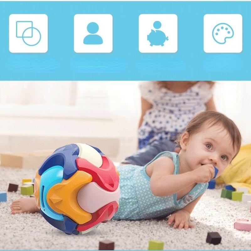 DIY kids assemble ball piggy bank