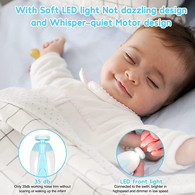🔥HOT SALE 40%OFF🔥 Premium LED Baby Nail Trimmer Set