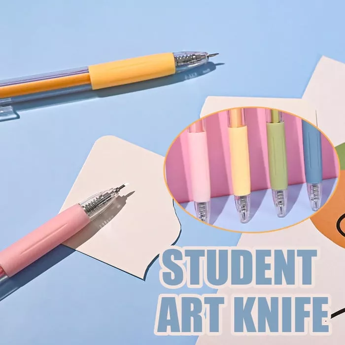Cartoon Pattern Student Utility Knife Pen（6 Pcs)