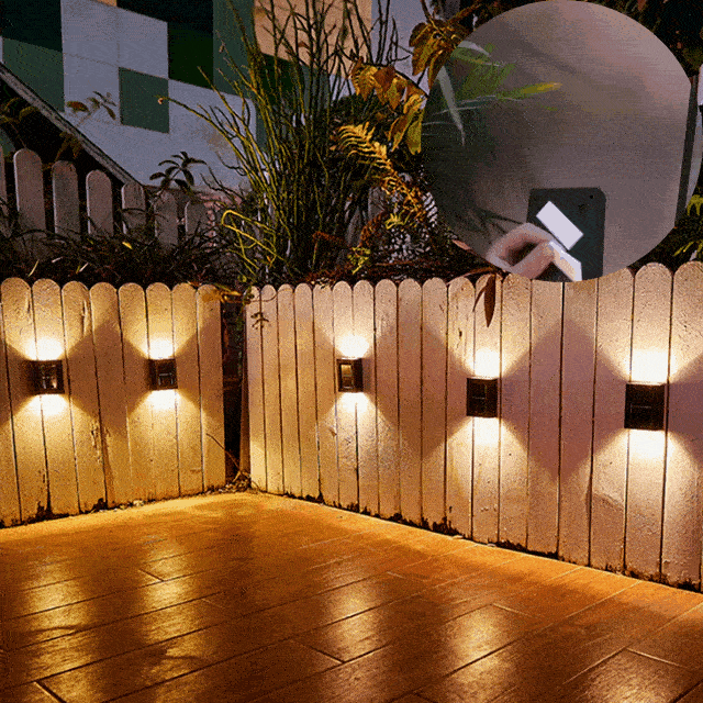 ✨LED SOLAR LAMP WATERPROOF WALL LIGHT